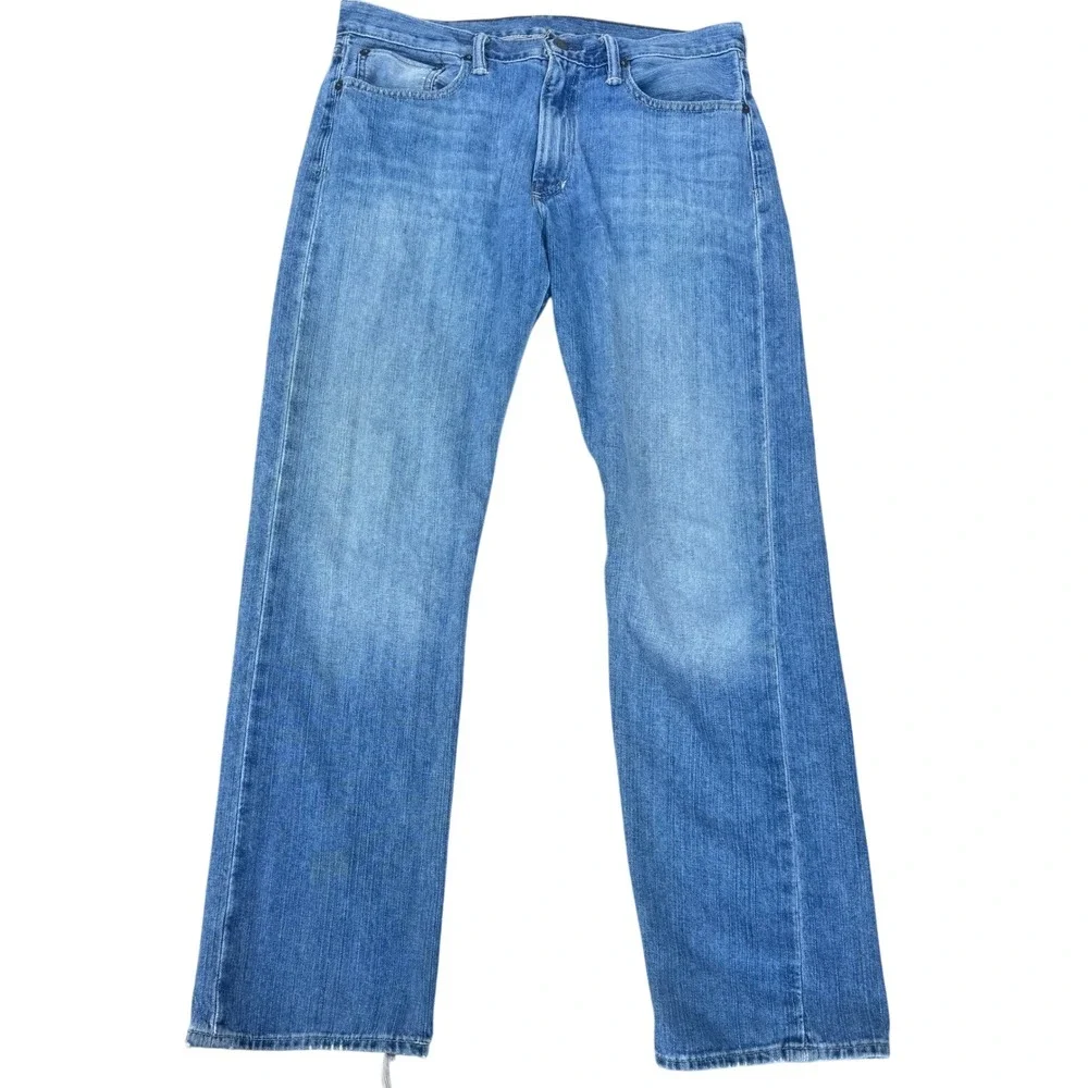 Polo Ralph Lauren Mens Blue 867 straight‎ Leg Y2K Denim Jeans Sz 32x32